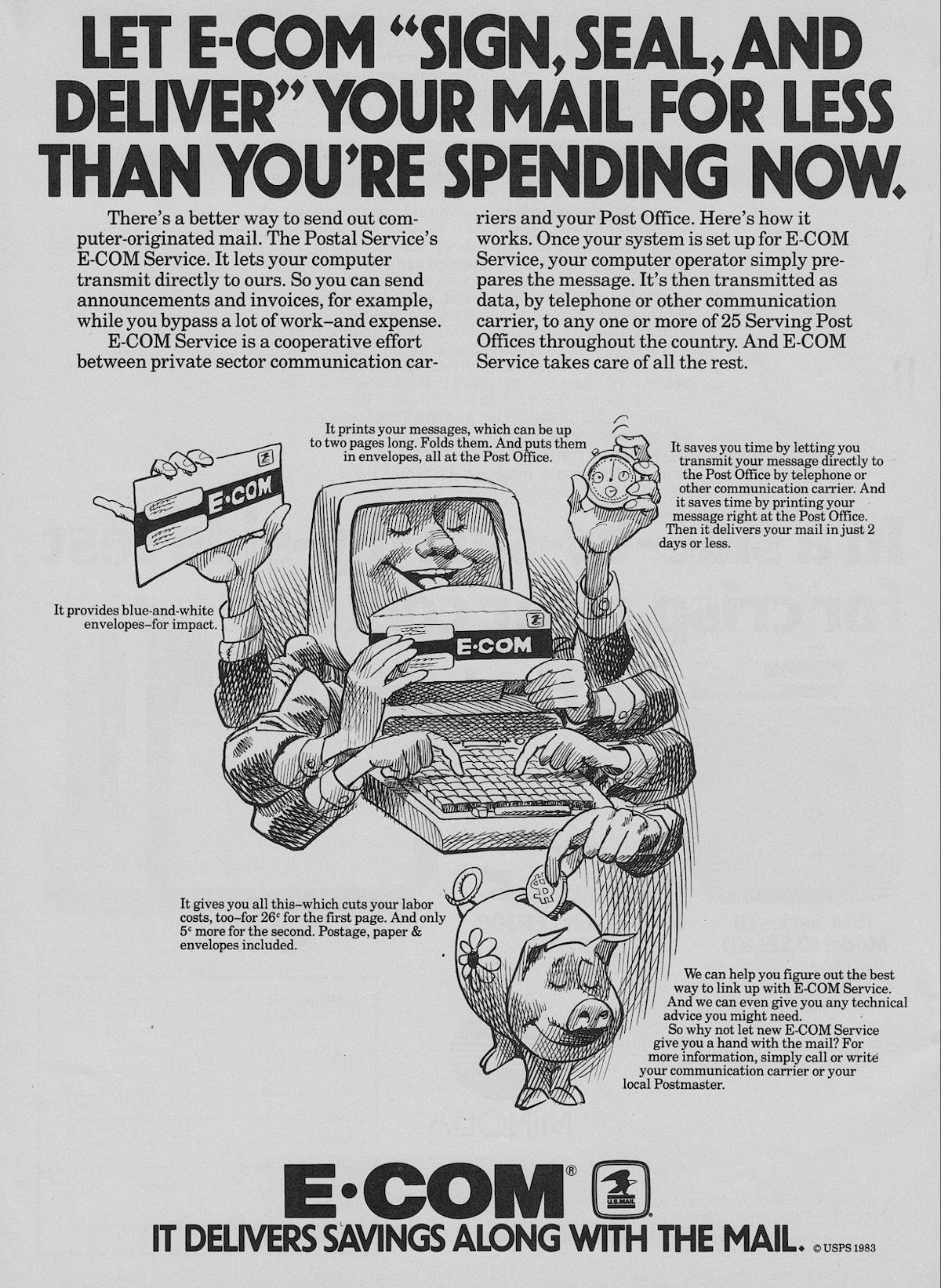 e-com advertisement from Time Magazine